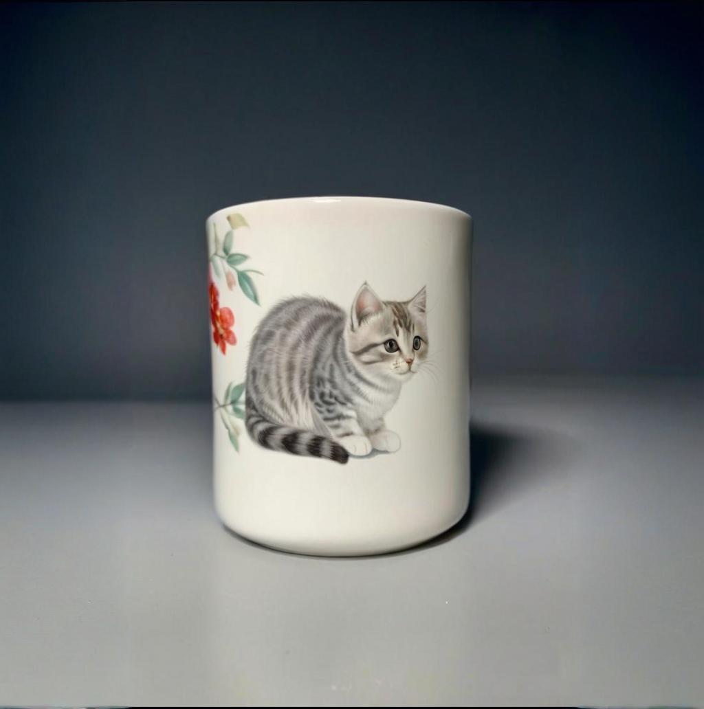 Custom Pet Portrait Porcelain: Elegant Keepsake Gifts