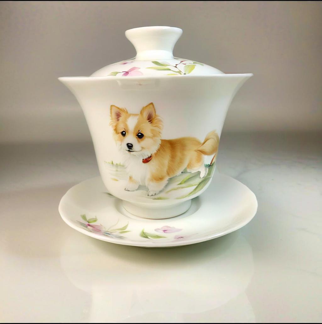 Custom Pet Portrait Porcelain: Elegant Keepsake Gifts